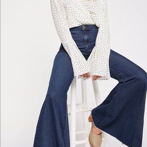 Free People Just Float on Flare Jeans